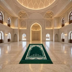 Sejadah Baldu Gebu Sejadah Corak Tebal Lembut Non-slip